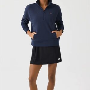 Cozy French terry half zip women’s pullover. New, never worn.